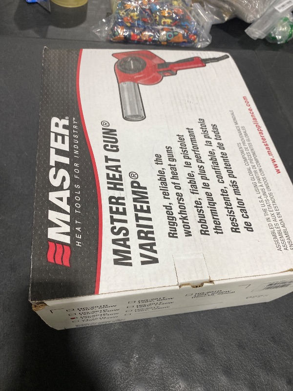 Photo 1 of Master Appliance HG-501D Industrial Heat Gun, High Airflow, Quick Change Plug-In Heating Element, 1200F, 120V, 1740W, 14.5 Amps, Engineered In USA