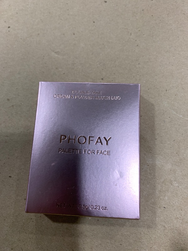 Photo 1 of PHOFAY 2 in 1 Blushed Palette Duo Blush Powder Makeup for Cheeks Eyeshadow