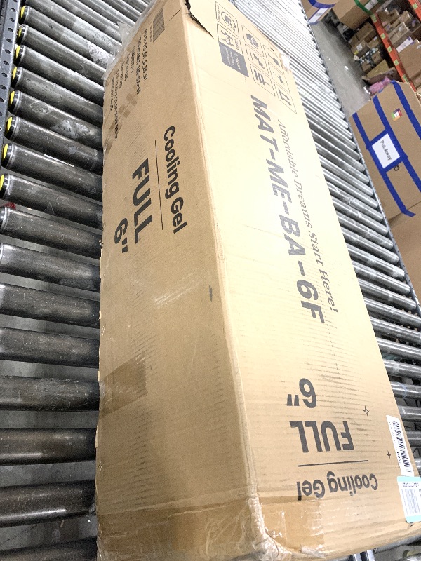 Photo 1 of GAESTE 6 Inch Full Cooling Memory Mattress Medium Feel CertiPUR-US Certified Foam, Pressure Relief & Cool Sleep Mattress-in-a-Box Comfort & Supportive Fiberglass Free (Full, 6 in)