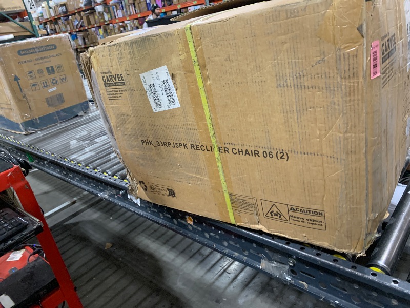 Photo 1 of Garvey orange recliner chair