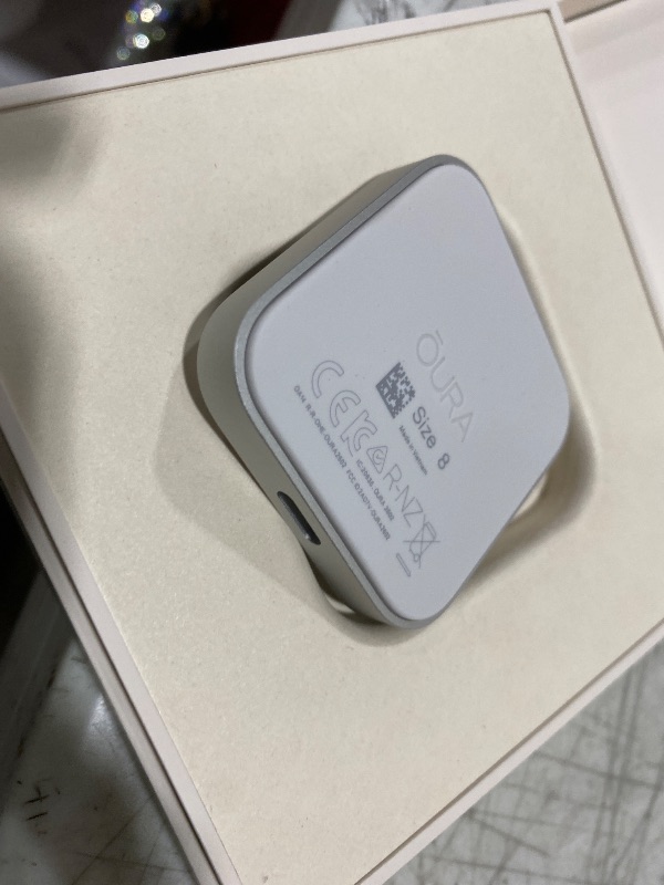 Photo 1 of Oura Ring 5 - Stealth - Size 8 - World’s Smallest Smart Ring - Sleep, Activity, Women’s Health, AI Advisor, 1 Week of Battery Life, Size Before You Buy, Android & iOS Compatible