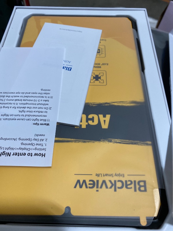 Photo 1 of Blackview 9 inch Rugged Tablet, Android 15 Waterproof Gemini AI Tablet