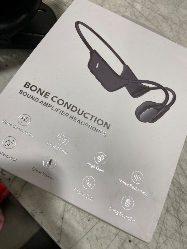 Photo 1 of mocodi Bone Conduction Headphones Bluetooth Amplifier for Seniors & Adults - Open-Ear Design for Comfortable Daily Use, Up to 9-Hour Battery, IP67 Water Resistant