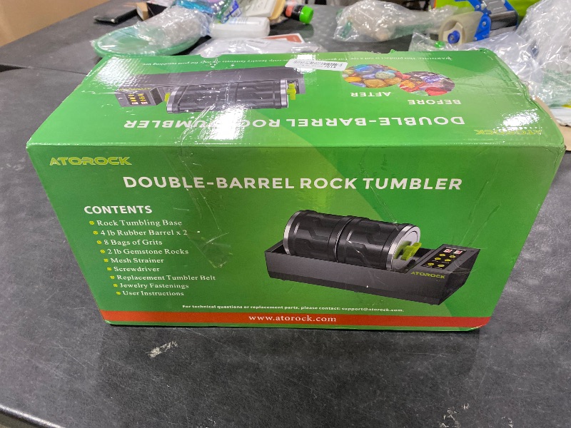 Photo 1 of Atorock Double-Barrel Rock Tumbler