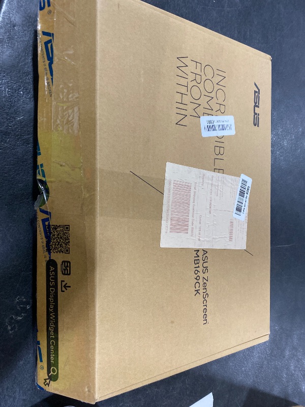 Photo 1 of ASUS ZenScreen 15.6” Portable Monitor for Laptop (MB169CK) - Dual USB-C, Mini-HDMI, Plug & Play External Screen for Travel Dual Setup, Full HD, IPS, Anti-Glare Surface, 360° Kickstand, 3yr Warranty