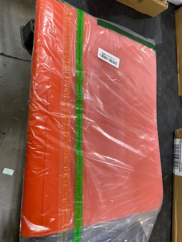 Photo 1 of KUOOKING 1000+ Pockets Trading Card Binder, 16-Pocket Card Ablum Compatible with MTG,Sports Cards & Other Standard Size Trading Cards (Orange)