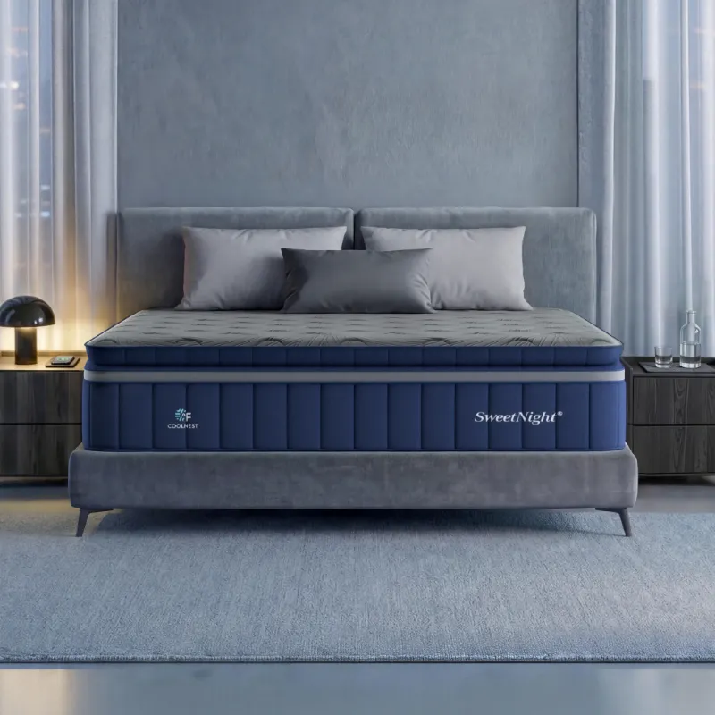Photo 1 of SweetNight CoolNest Hybrid Mattress - Cooling & Support & Comfort | Medium Firm | King Size | 14 Inch