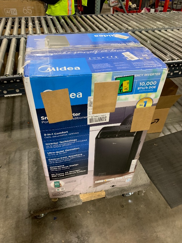 Photo 1 of Midea Duo 12,000 BTU (10,000 BTU SACC) High Efficiency Inverter, Ultra Quiet Portable Air Conditioner, Cools up to 450 Sq. Ft., Compatible with Alexa/Google Assistant, Includes Remote, 2026 NEW