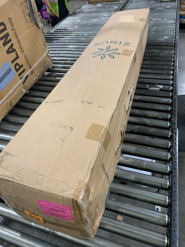 Photo 1 of Zinus 12 Inch Comfort Support Hybrid Mattress [New Version], Queen, Fiberglass Free, Medium Plush, Motion Isolation, Certified Safe Foams & Fabric, Mattress in A Box