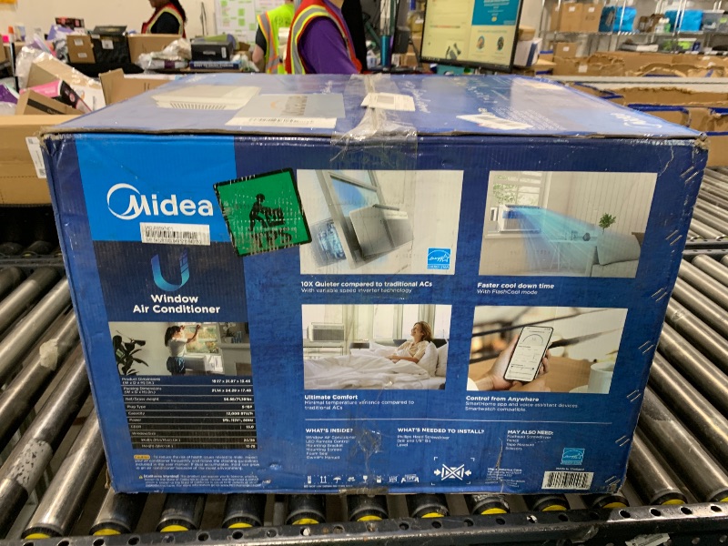 Photo 1 of Midea 12,000 BTU U Shaped Smart Inverter Window Air Conditioner - Cools 550 Sq Ft, Ultra Quiet with Open Window Operation - Alexa/Google Assistant Compatible, 37% Energy Savings, Remote (2026 Edition)