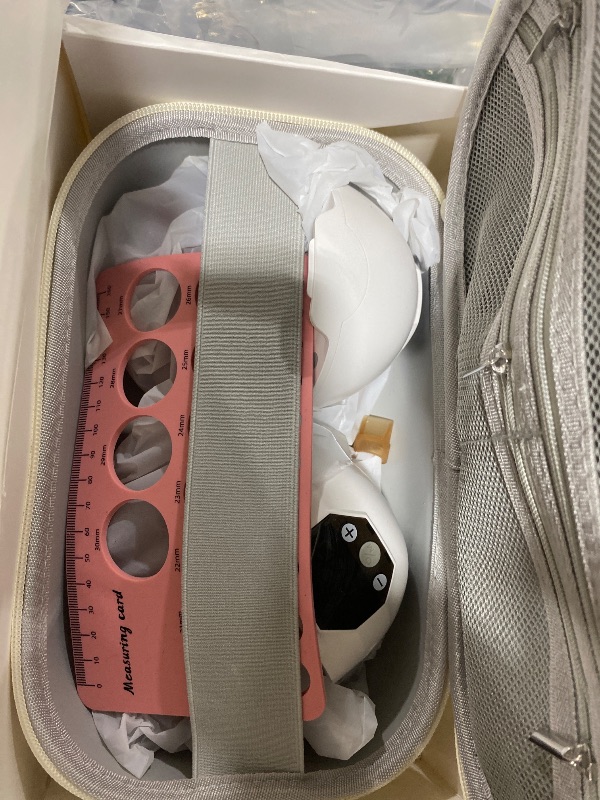 Photo 1 of Wearable Breast Pump,Hands-Free Wireless Electric Pump with App-Controlled 5 Modes,15 Adjustable Intensity Settings Lightweight for Office/Driving/Sleeping with 17/19/21 Flange