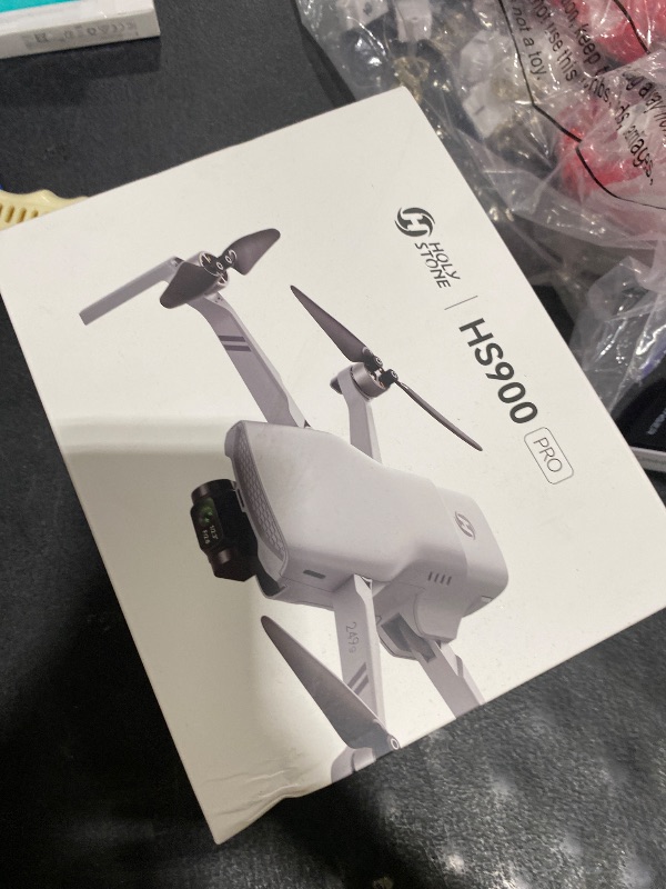 Photo 1 of Holy Stone Drones with Camera for Adults 4K, 48MP 8K Photos, 4K/30FPS Video, 3-Axis Gimbal, GPS Auto Return, 10KM 5.8GHz Transmission, 60-mins Fly Time, AI Quick Shots, Under 249g (Gray)