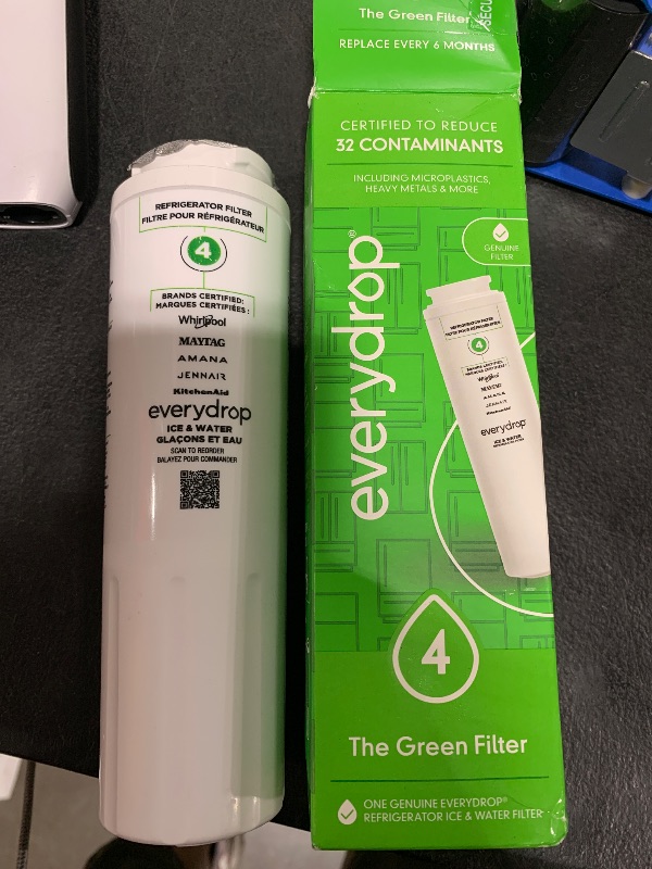 Photo 1 of everydrop® by Whirlpool Ice and Water Refrigerator Filter 4, EDR4RXD1, Single-Pack