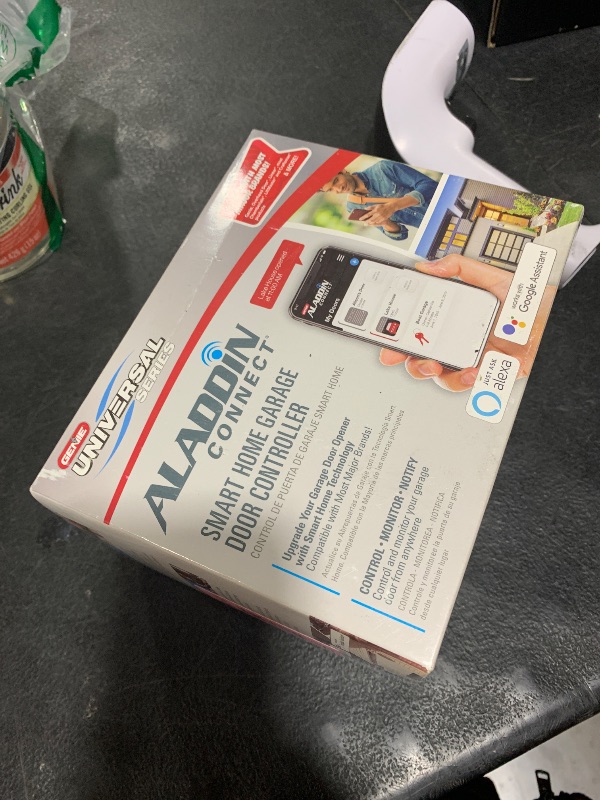 Photo 1 of Genie Aladdin Connect Smartphone Garage Door Opener – Monitor, Open & Close Your Garage Door from Anywhere Using Your iPhone or Android Device