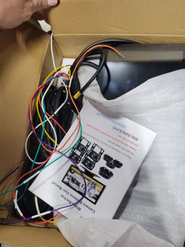 Photo 1 of 4-Wired Backup Camera System, 10.36'' HD Touch Monitor for Truck RV ?