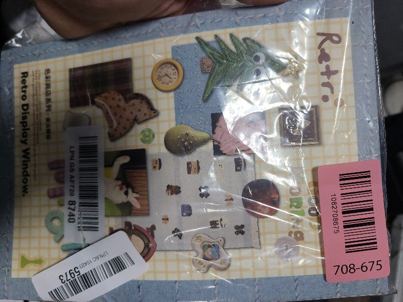 Photo 1 of 1300+ PCS Vintage Cute Scrapbook Sticker Book, 50 Sheets Retro & Ins Little Object Theme Korean Stickers for Scrapbooking, Art Scrapbook Supplies for Adults Teens Women Girls Junk Journal Journaling