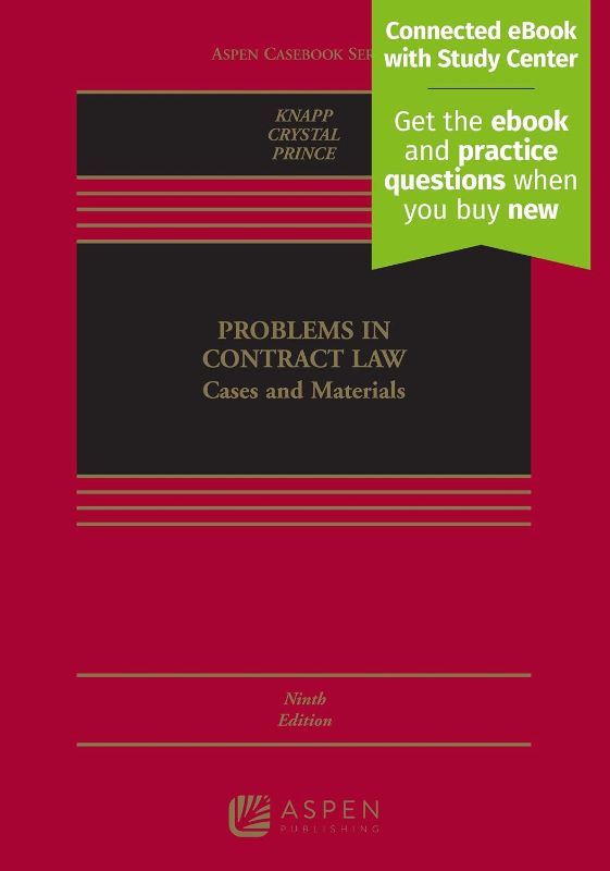 Photo 1 of  Problems in Contract Law: Cases and Materials (Aspen Casebook) 