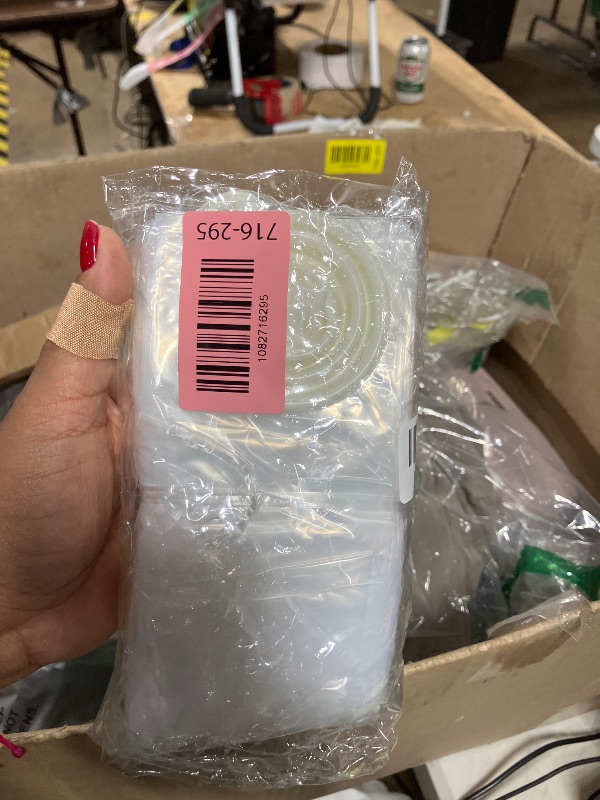 View 2 of 250 Pcs Disposable Ice Lolly Molds – Plastic Freeze Pop Bags with Silicone Funnel for Homemade Yogurt and Candy (3 x 12 Inch)