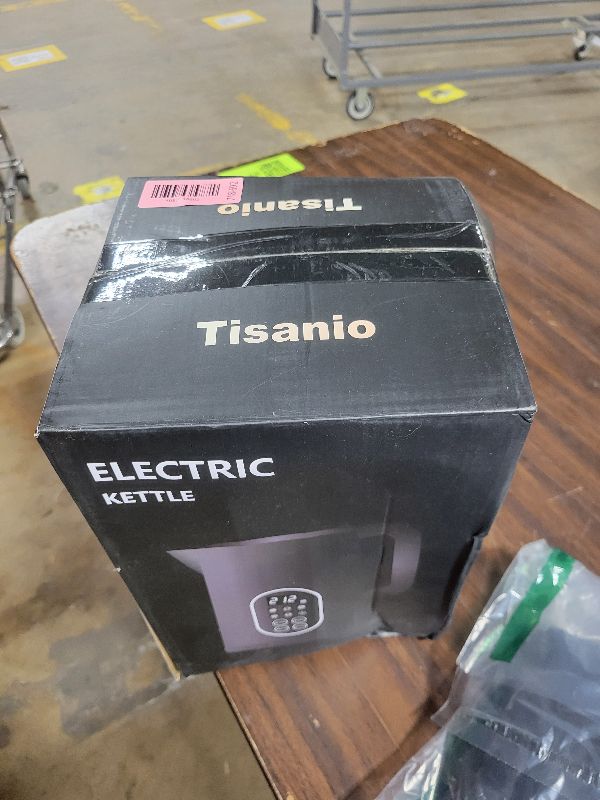 Photo 1 of 1.7L Stainless Steel Electric Kettle with Temperature Control–Black