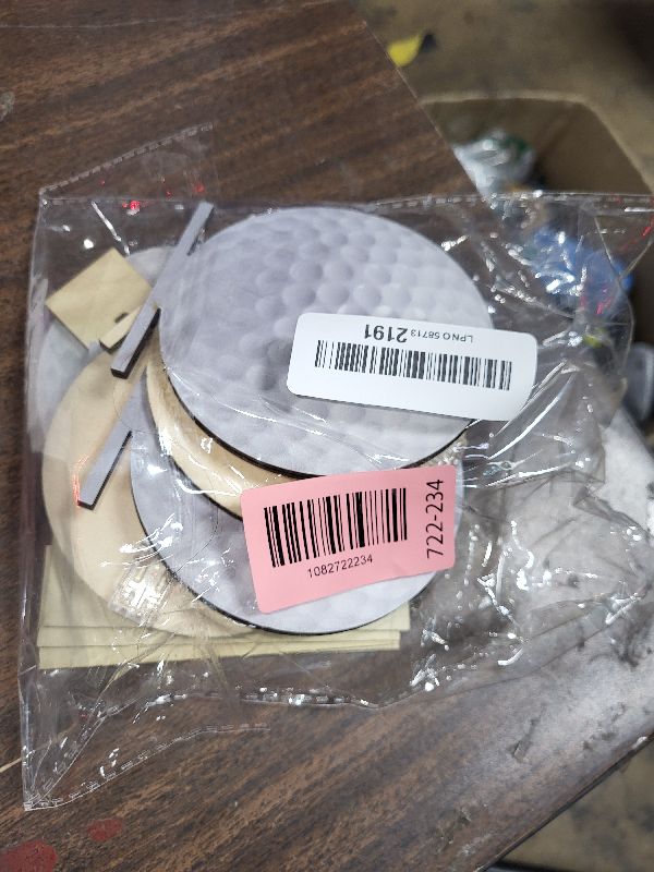 Photo 1 of 6Pcs Big Golf Photo Stand Golf Party Decorations Table Number Card Place Holder Sticky Note Holder Hole in One Table Centerpieces Hole in One Birthday Party Supplies
