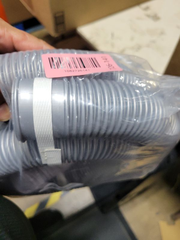 Photo 1 of 1.5" Heavy Duty Pool Filter Pump Hose Replacement Kit for Above Ground Pools, UV-Resistant Flexible Vacuum Hose with 1.25/1.5'' Adapters & Stainless Clamps, Fits For Intex/Coleman Pumps (2-Pack, 3ft)