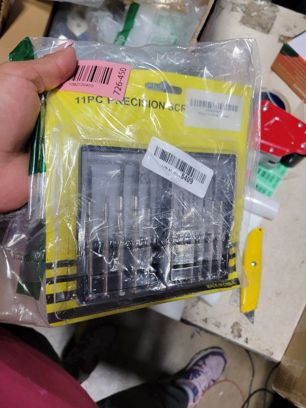 Photo 1 of 11 Pcs Small Precision Screwdriver Set, Tiny Screwdriver Set, Mini Screw Driver Kit with Slotted and Phillips Heads, Ideal for Watch, Eyeglasses, Toys, Electronics, Computer Repair