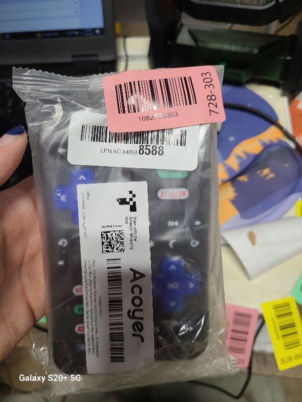 Photo 1 of (2 Pack) Acoyer Replacement Remote Control for Roku TV