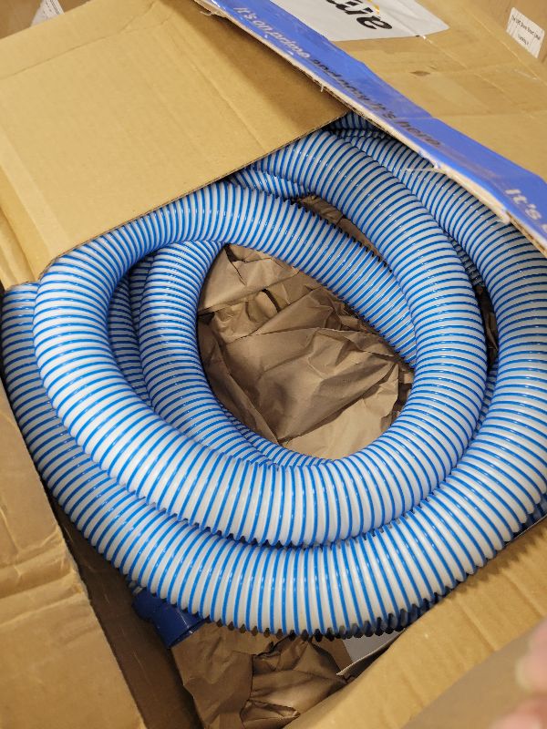 Photo 1 of 25 FT R0527700 Long Pool Cleaning Vacuum Hoses, 25ft Fast Twist Lock Hose Replacement Kit Compatible for Zodiac Baracuda MX6,MX8,X7,T3,T5 Swimming Pool Cleaner (1 Pack)