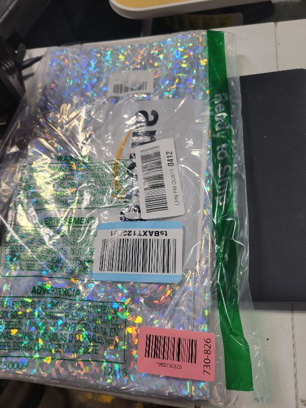 Photo 1 of 3 Pack New Iridescent Silver Tablecloth Party Decorations, Holographic Silver Glitter Plastic Tablecloth, Disposable Laser Rectangle Table Cover for Disco Birthday 70s Theme Party Decorations, 54x108"