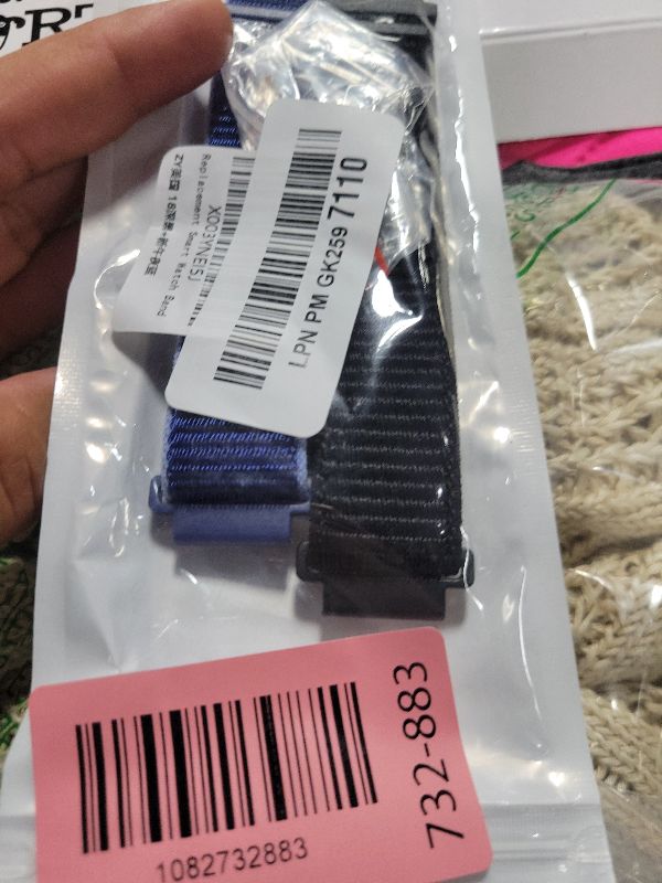 Photo 1 of 18mm Nylon Sport Quick Release Watch Bands Compatible with Garmin Venu 4 41mm/3S 41mm/Venu 2S/Vivoactive 4S/Vivomove 3S/Active S/Forerunner 265S(42mm)/255S/Fossil Women's Gen 6 42mm/5E 42mm Women Men