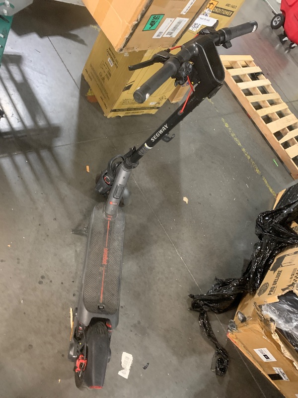 Photo 1 of ***DAMAGED - SEE NOTES/PICTURES*** ****PARTS ONLY***** Segway Ninebot MAX G3 Plus Electric Scooter, 28 MPH, 56-Mile Range