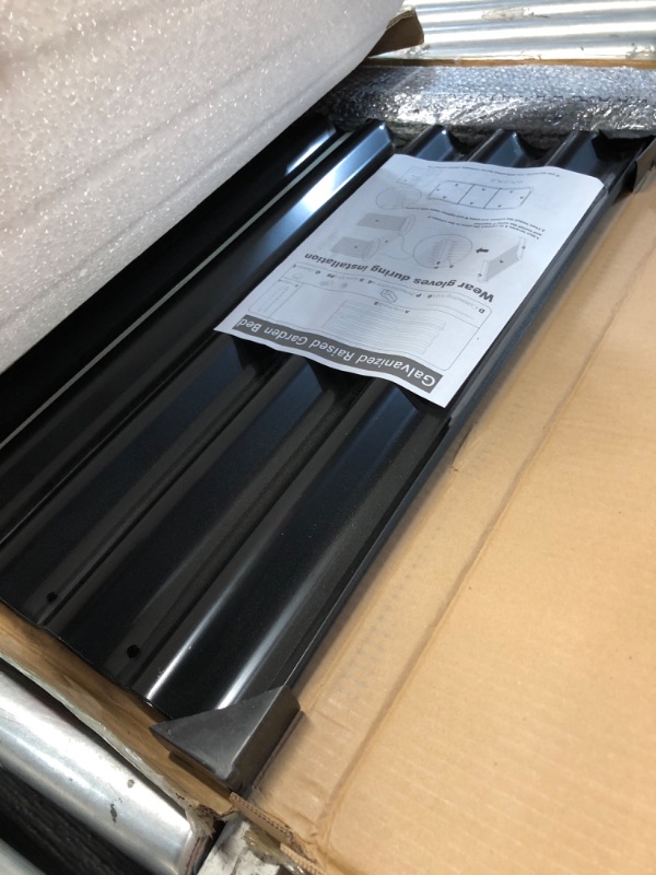 Photo 1 of ***STOCK PHOTO FOR REFERENCE ONLY*** BLACK Nedenyou 6x2x2FT Galvanized Raised Garden Bed