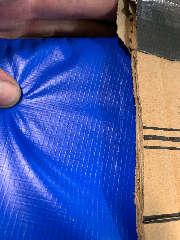 Photo 1 of ***DAMAGED - SEE NOTES/PICTURES*** Deomod Trampoline Replacement Safety Pad - Blue, 10ft-14ft
