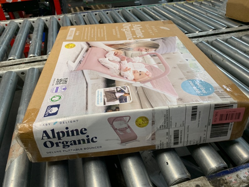 Photo 1 of **DIRTY*** Baby Delight Alpine Deluxe Portable Bouncer, Organic Rose