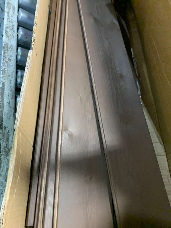 Photo 1 of ***STOCK PHOTO REFERENCE ONLY*** Brown Wood Barn Door with Hardware Included,K-Frame,Coffee