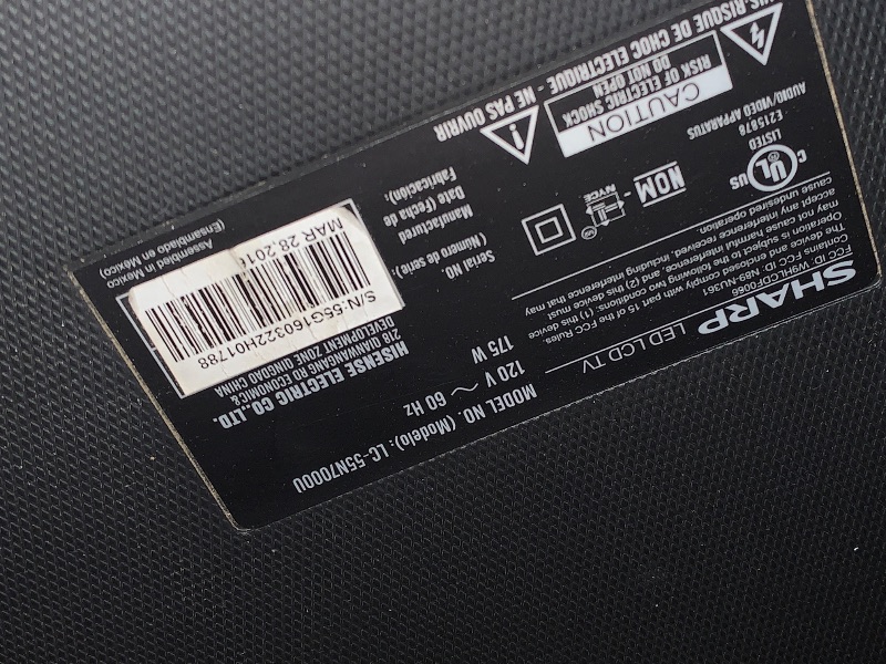 Photo 1 of ***STOCK PHOTO REFERENCE ONLY***sharp  Smart TV Quantum Color 