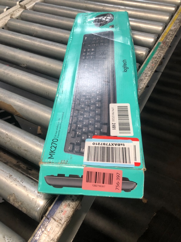 Photo 1 of ****PARTS ONLY*****Logitech MK270 Wireless Keyboard and Mouse Combo - Black
