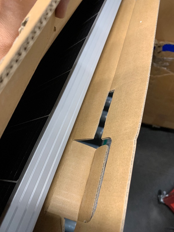 Photo 1 of ***DAMAGED - SEE NOTES/PICTURES***Renogy 100W N-Type Solar Panel