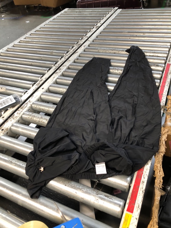 Photo 1 of ***MISSING TOP***Ababalaya Fully Covered Swimsuits Burkini with Swim Cap 2XL, 102Black