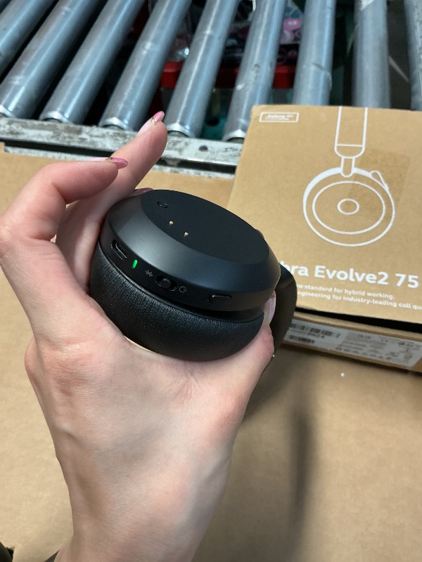 Photo 1 of **BAND DAMAGED**Jabra Evolve2 75 Wireless Headset - Black