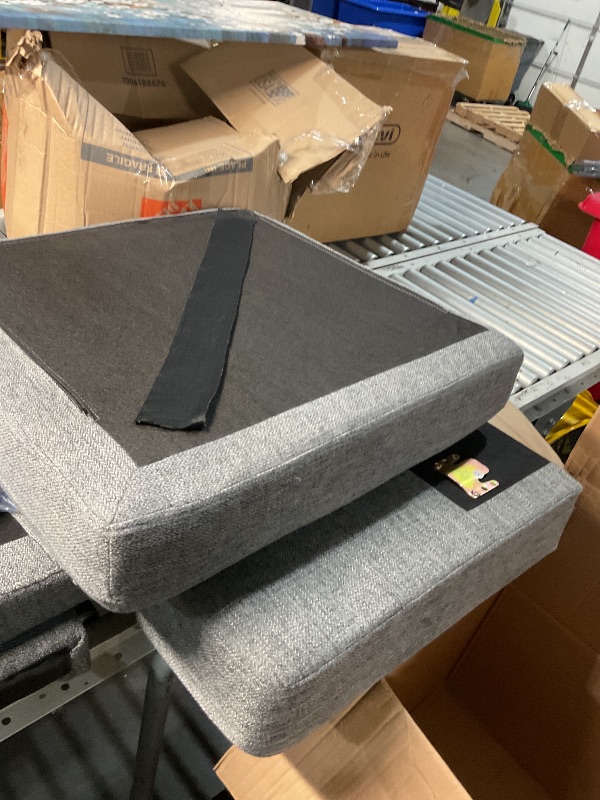View 2 of ***PARTS ONLY*** HONBAY Sectional Sleeper Sofa with Pull Out Bed, L Shaped Couch with Storage Seat, Modular Sectional Couches for Living Room, Dark Grey
