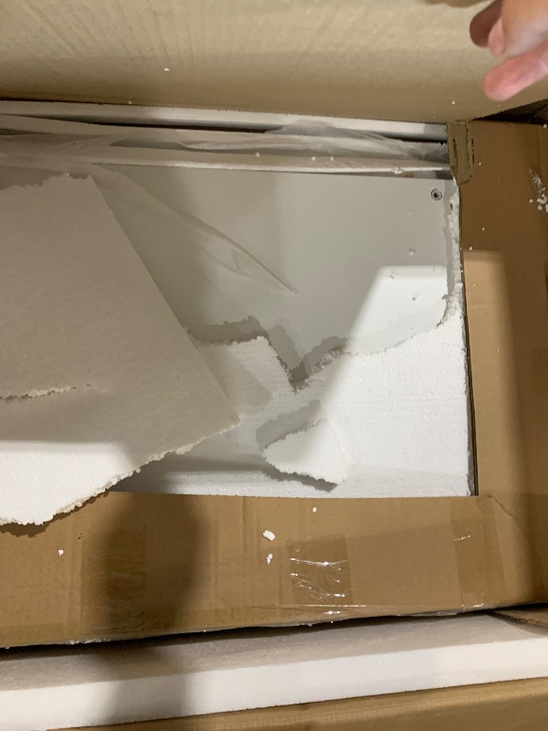 View 3 of ***TRUCK/TRAILER PICKUP ONLY***YITAHOME 30 Inch White Bathroom Vanity with Ceramic Vessel Sink