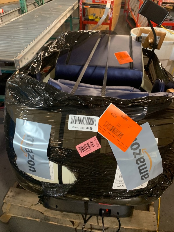 Photo 1 of ***FACTORY SEALED******TRUCK/TRAILER PICKUP ONLY***Real Relax Massage Chair Full Body with Unique Phone Controller,Heart and Blood Measurement, Zero Gravity 3D SL-Track Recliner with APP Control, Child Lock,Pause Button, Back Pad, Favor-06, Blue