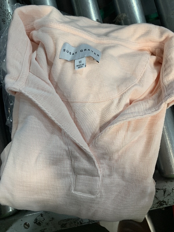 Photo 1 of ***STOCK PHOTO FOR REFERENCE ONLY***baleaf Womens Golf Shirts Half Sleeve Elbow Length Polo Tops Light Pink M