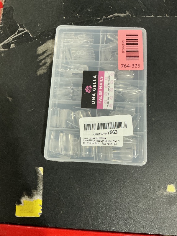 View 2 of ***FACTORY SEALED***
UNA GELLA Medium Square Soft Gel Nail Tips (216 Count)