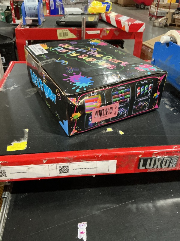 View 2 of *** PARTIAL SET - SOME PIECES MISSING ***
TSDATOWR 150-Piece Glow Party Supplies Kit