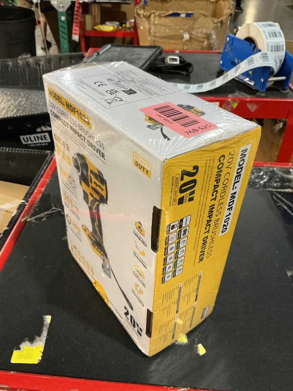 View 2 of ***FACTORY SEALED***
Chicmall Impact Driver with Brushless Motor