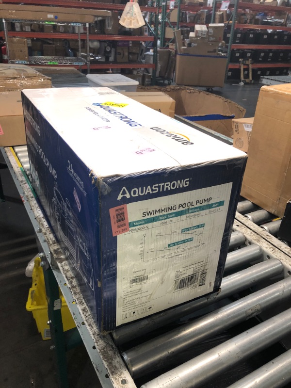 Photo 1 of *****STOCK PHOTO REFERENCE ONLY****
Aquastrong Riptide Series 2 HP In/Above Ground Pool Pump, 220V Dual Speed, Up to 8,586 GPH High Flow, Pure Copper Motor, Energy Efficient, Self Priming with Filter Basket