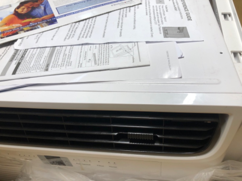 Photo 1 of ***MISSING PARTS***Frigidaire 8,000 BTU Window Air Conditioner with Remote Control, Cools Up to 350 Sq. Ft., Quiet Operation, Eco Mode, 3 Fan Speeds, Auto Restart, White