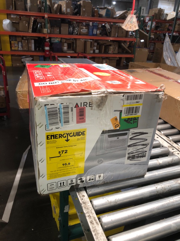 Photo 1 of ***MISSING PARTS***Frigidaire 8,000 BTU Window Air Conditioner with Remote Control, Cools Up to 350 Sq. Ft., Quiet Operation, Eco Mode, 3 Fan Speeds, Auto Restart, White